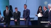 Luis Suarez Reaction After Messi wins UEFA Best Player in Europe 2015