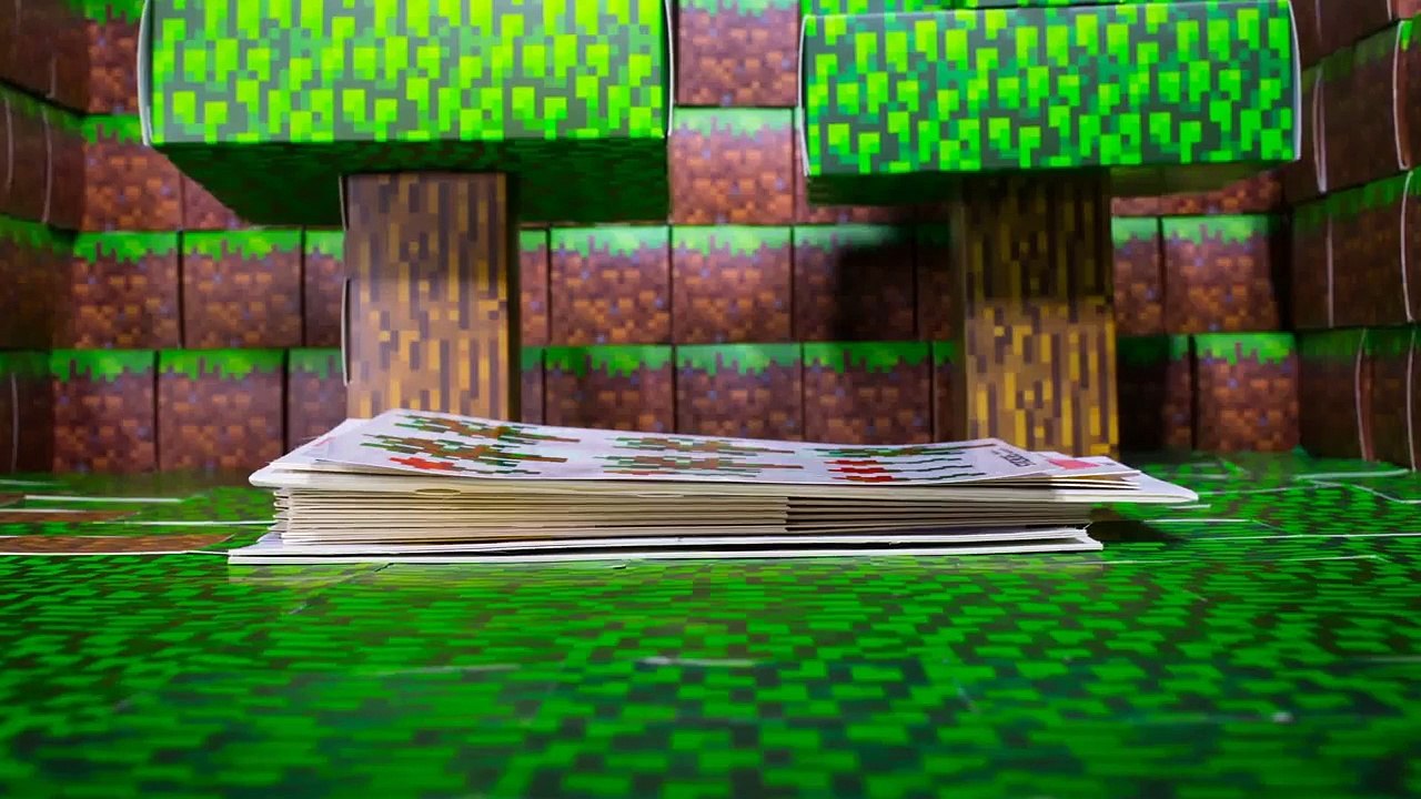 Demo construction papier Minecraft  - Toys''R''Us