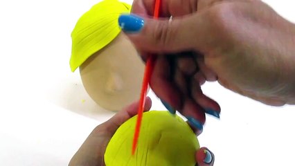 PRINCESS CINDERELLA!  HOW TO MAKE a Giant Cinderella Play Doh Surprise Egg