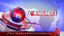 Headlines - 10:00PM - 27-08-15 - 92 News HD