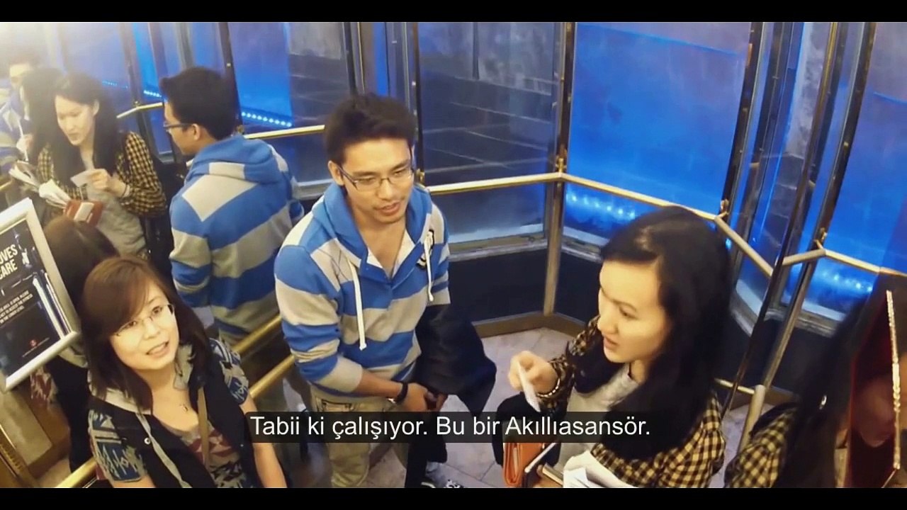 Sesle çalışan akıllı asansör...