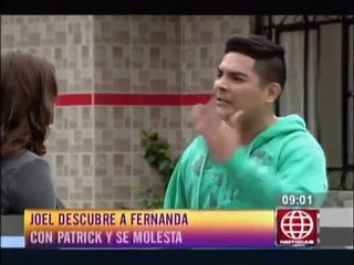 "Al fondo hay sitio": Joel vio a Patrick con Fernanda y le pegó