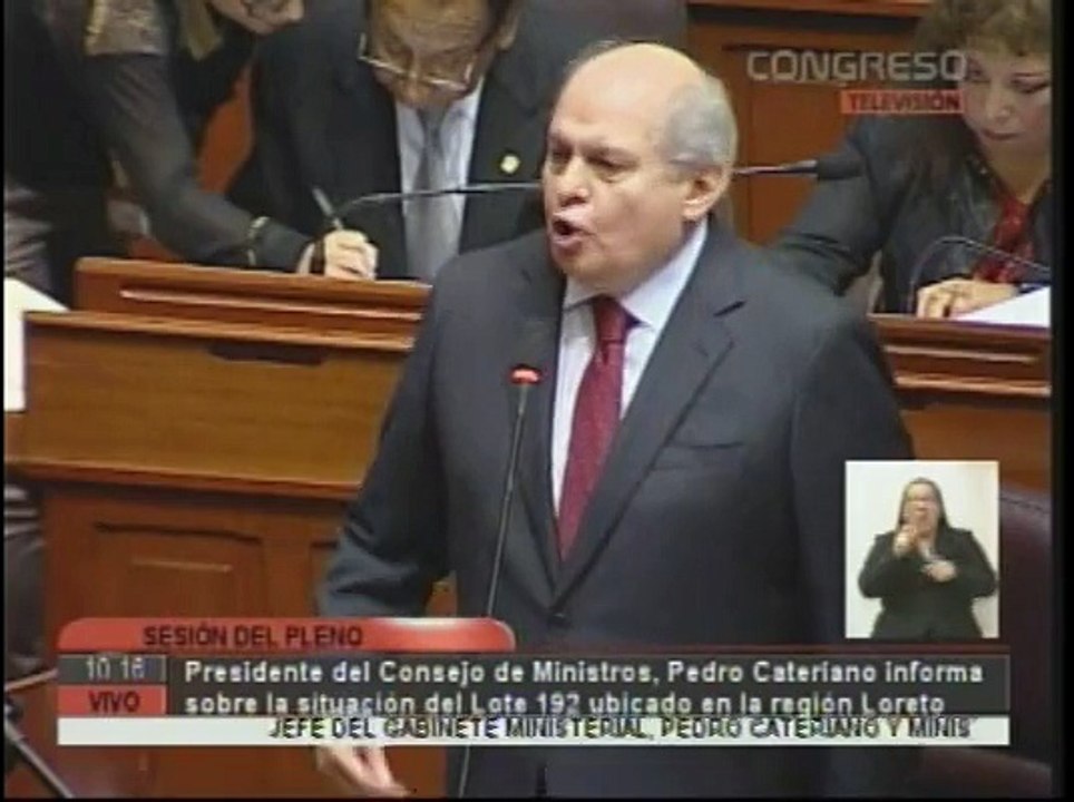 Cateriano: Petro-Perú no está preparado para explotar Lote 192