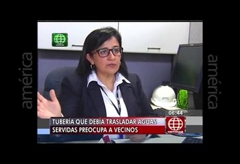 Villa El Salvador: tubería rota vierte aguas servidas en playa