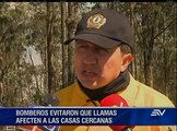 Bomberos combaten incendio en cerro El Auqui por más de 18 horas