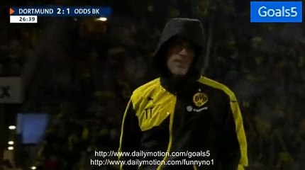 Marco Reus Goal Dortmund 2 - 1 Odd Grenland Europa League 27-8-2015