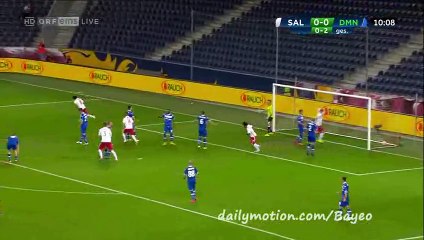 Goal Minamino - Salzburg 1-0 Din. Minsk - 27-08-2015