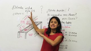 ¿Dónde está? - Learn Spanish adverbs