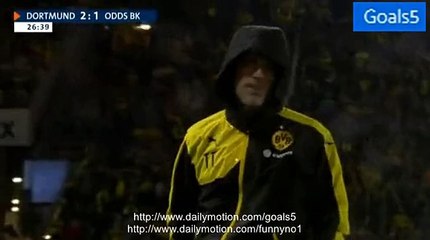 Video herunterladen: Marco Reus Goal Dortmund 2 - 1 Odd Grenland Europa League 27-8-2015