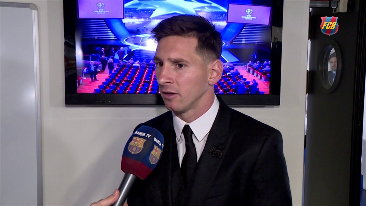 Leo Messi: “Estoy aquí gracias a mis compañeros”