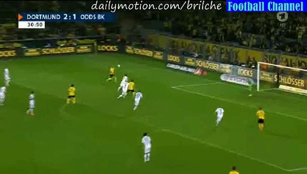Marco Reus Great 2nd Goal - Borussia Dortmund vs Odds BK 3-1 _27.08.2015