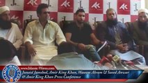 Junaid Jamshed, Saeed Anwar And Waseem Akram At Amir King Khan Press Conference 27 Aug 2015