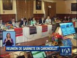 Correa se reúne con su gabinete en Carondelet