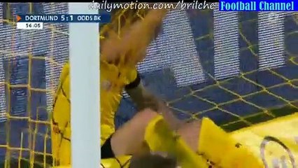 Marco Reus Hattrick Goal - BVB Dortmund vs Odds BK 6-1 _27.08.2015