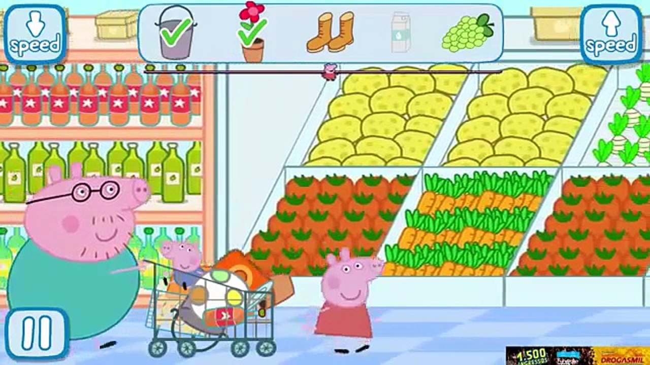 Peppa Pig in The Supermarket - Peppa No Supermercado - Best App For Kids HD