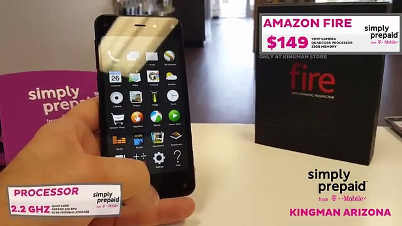 Amazon Fire Phone Review TMobile Kingman video Dailymotion