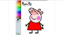 Peppa Pig en Español - Pintando a Peppa Pig ᴴᴰ ❤️ Juegos Para Niños y Niñas