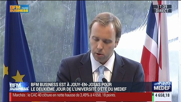 Edition spéciale: Conférence plénière de la clôture de l'Université d'été du Medef - 27/08