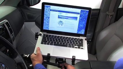 Bracketron's Universal Car & Truck Laptop Mount Features & Installation