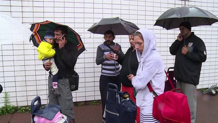 Évacuation d'un bidonville rom à La Courneuve