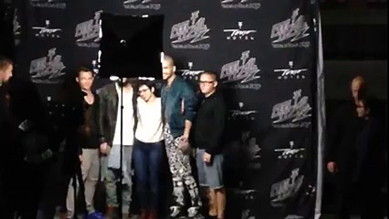 Tokio Hotel backstage on Buenos Aires