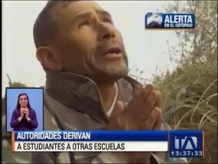 Download Video: Volcán Cotopaxi: Derivan a estudiantes a planteles fuera de la zona de riesgo