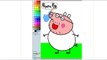 Peppa Pig - Pintando a Papa Pig Juego de pintar ᴴᴰ ❤️ Juegos Para Niños y Niñas
