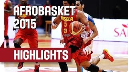 Egypt v Angola - Game Highlights - Quarter Final - AfroBasket 2015