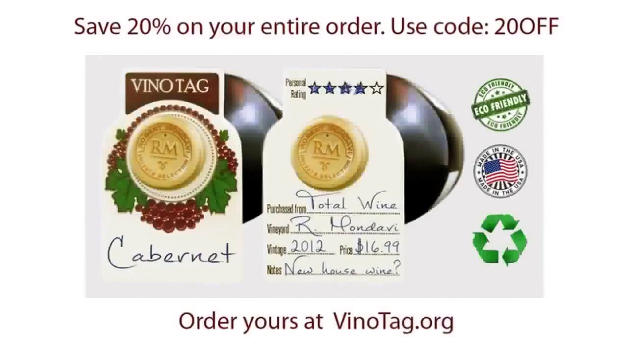 Paper Wine Tags for Wine Storage