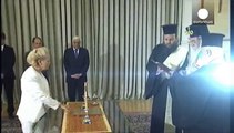 واسیلیکی شانو در مقام نخست وزیر جدید یونان سوگند یاد کرد