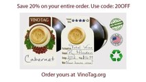 Double Sided Wine Tags for Wine Lovers