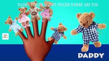 Teddy Bear Finger Family | Teddy Bear Cartoon Finger Family Nursery Rhymes and Songs for Children
