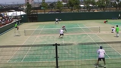 H24 山口インカレ　増田・峯松－桂・九島