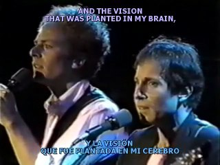 EL sonido del silencio en vivo Subtitulado español - ingles