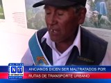 N11 Informativo ANCIANOS DICEN SER MALTRATADOS POR RUTAS DE TRANSPORTE URBANO