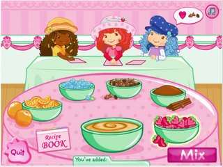 Strawberry Shortcake Cartoon Animation Berrylicious Bake Off Cooking Game Play Walkthrough