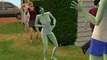 Sims 2- Alien Teen gives birth to human QUADRUPLETS!