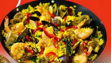 How To Make : Seafood paella