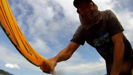 Navegando nos mares reciclados, Ubatuba, SP, Brasil
