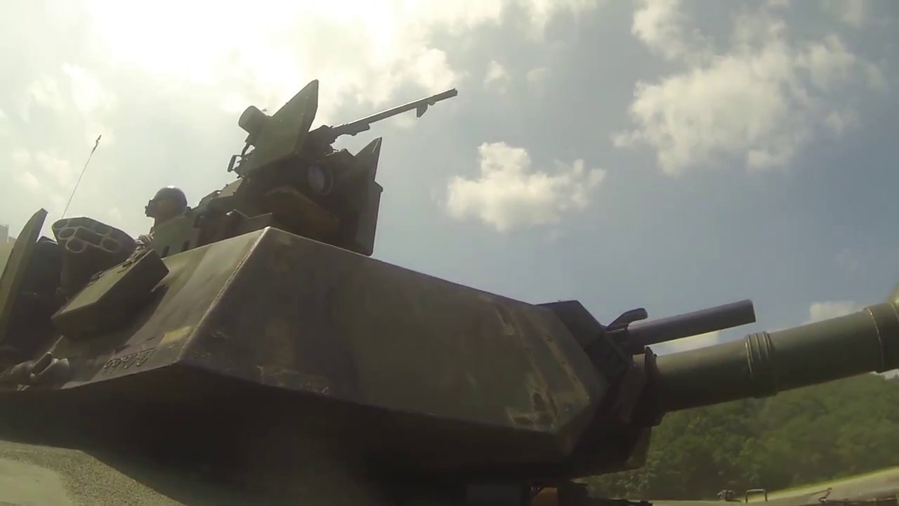 US Army Tanks Show Their Brutal Force - M1A2 Abrams