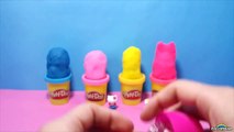 Play Doh Hello Kitty Surprise eggs Littlest Pet Shop surprise eggs and PLay Doh