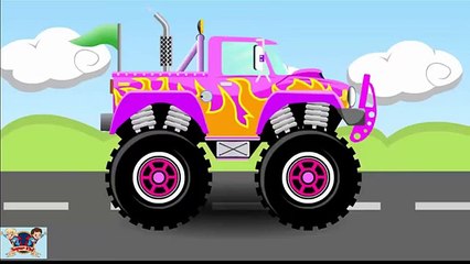 Monster Trucks   Trucks for children kids  Trucks for kids   Kid TV