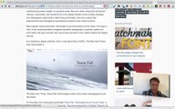 BSOTD, Snowfall / snowflakes webdesign