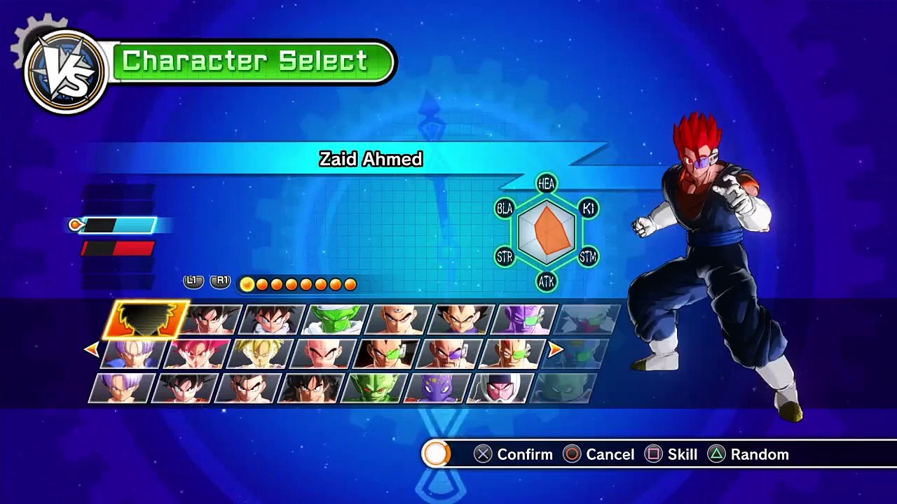 DRAGON BALL XENOVERSE Vegeta super saiyan god2 vs frieza god from