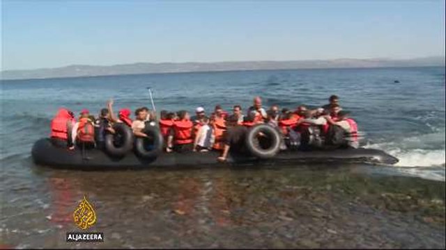 Al Jazeera encounters Syrian refugees on Greek island