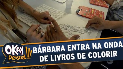 Bárbara Koboldt conhece o mundo dos livros de colorir