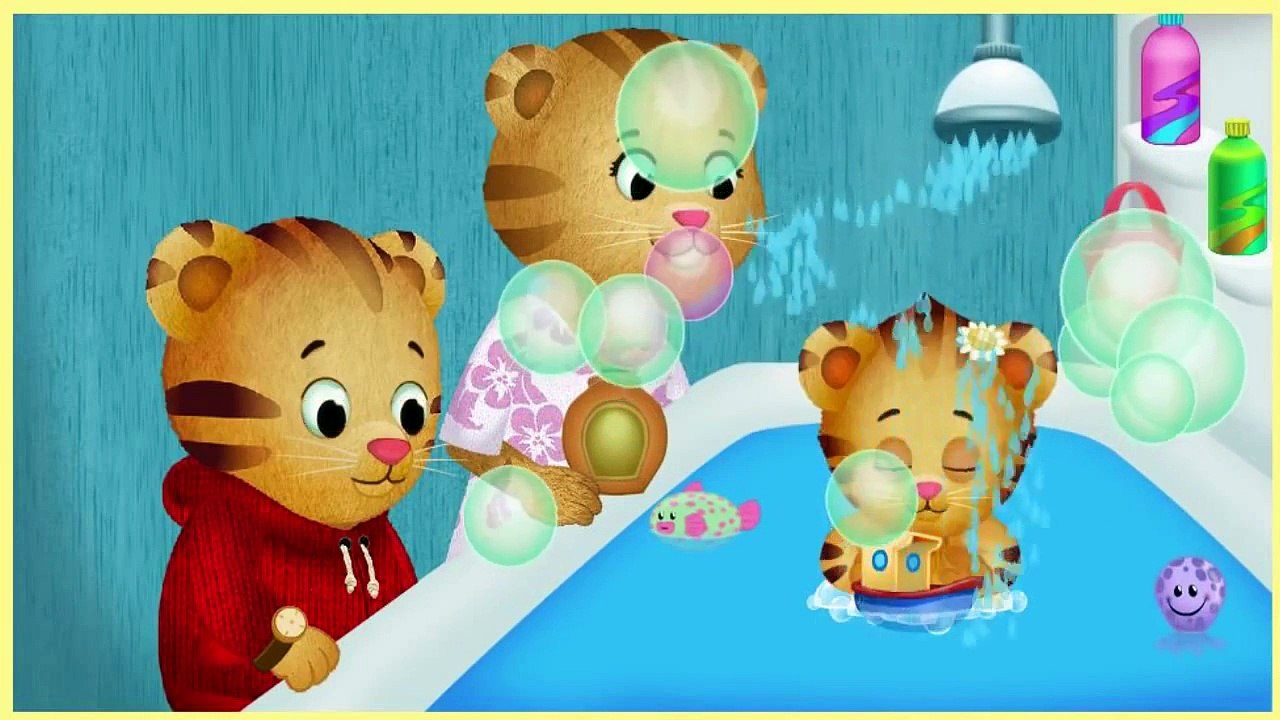 Daniel Tiger's Neighborhood BathTime Baby Bath Cartoon Animation PBS Kids Game Play Walkth