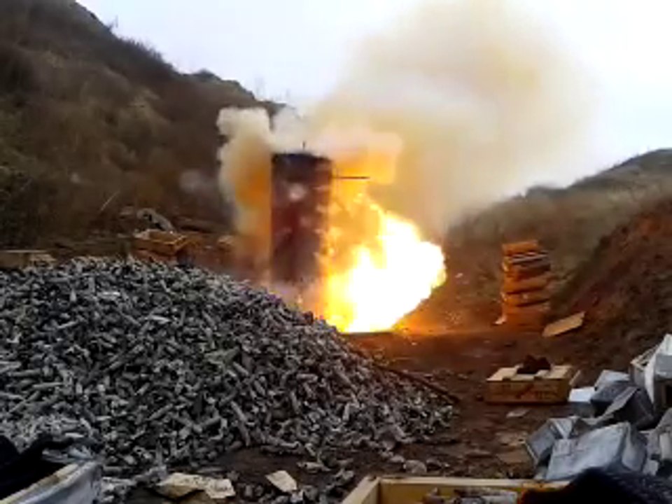 Déstruction de 2000 balles d'armes à feu