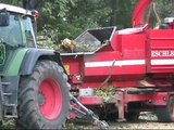 Eschlböck Biber 80 & Fendt 930 Vario beim Pappeln hächseln