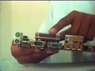 Lesson 5 Backside of Mother Board Ports and Color Scheme